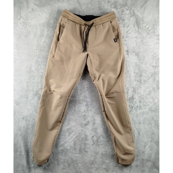 Unrl Other - UNRL‎ Joggers Brown Pants Mens XS Drawstring Performance Gym Casual Pockets